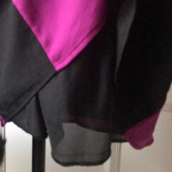 One Shoulder Two Tone Dress - Picture 4 of 4